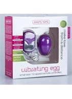 Гладкое фиолетовое виброяйцо 10 Speed Remote Vibrating Egg Small