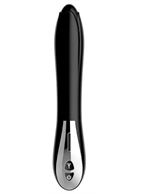 Черный вибратор MAGIC BLACK TULIP (22 см)