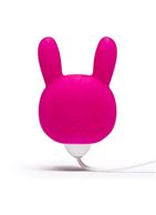 Розовый клиторальный стимулятор-зайчик SILICONE PURPLE BUNNY CLITORAL VIBRATOR