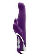Фиолетовый перезаряжаемый вибратор Rechargeable Rabbit Purple - 23,5 см.