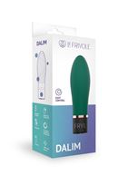 Изумрудный мини-вибратор Dalim (10 см)