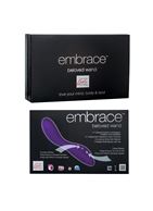 Фиолетовый вибратор EMBRACE BELOVED WAND - 20 см.