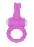 Розовое виброкольцо для пениса Power Rabbit Clit Cockring 