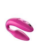 Розовый вибратор для пар We-Vibe Sync 2