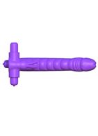 Эрекционное кольцо для двойного проникновения Silicone Double Penetrator Rabbit