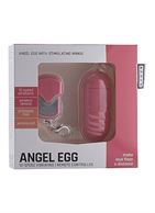 Розовое виброяйцо Angel Egg с пультом ДУ