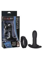 Черный массажер простаты с браслетом-пультом Eclipse Wristband Remote Beaded Probe - 12,75 см.