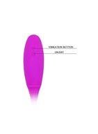 Двусторонний вибромассажер на гибком стержне Snaky Vibe - 60 см.