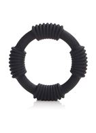 Чёрное эрекционное кольцо Adonis Silicone Rings Hercules
