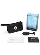 Чёрная анальная пробка для ношения B-vibe - Snug Plug 2 (11,4 см)
