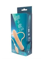 Телесный вибромассажёр с функцией расширения INFLATE A VIBE - CONTOUR (20,5 см)