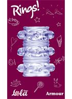 Фиолетовая насадка на пенис Rings Armour