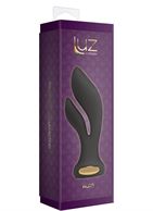 Черный вибромассажёр Aura Double Stimulator (14,5 см)