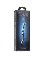 Изогнутый стимулятор G-точки DARKER DELICIOULSY DEEP STEEL G-SPOT DILDO (25,4 см)