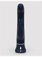 Темно-синий вибратор кролик Greedy Girl Real-Feel Rabbit Vibrator (25,4 см)