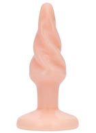 Телесная витая анальная пробка Rounded 5 Inch (12,7 см)