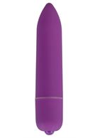 Фиолетовая удлинённая вибропуля Power Bullet Purple (8,3 см)