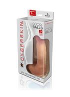 Фаллоимитатор CyberSkin Cyber Cock with Balls Medium (18 см)