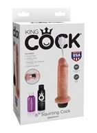 Фаллоимитатор с имитацией семяизвержения 6 Squirting Cock - 17,8 см.