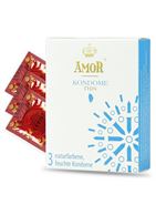 Супертонкие презервативы AMOR Thin (3 шт)