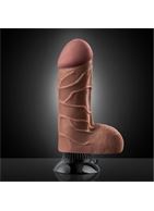 Вибратор Real Feel Deluxe №2 Brown - 22 см. 