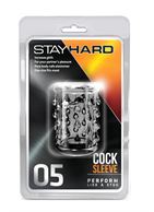 Прозрачная насадка с капельками STAY HARD COCK SLEEVE 05 CLEAR