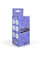 Белый нереалистичный мастурбатор в форме бутона цветка Datura