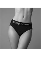 Черные трусики для насадок Heroine Lingerie Harness - размер M