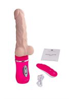 Реалистичный вибратор Ailighter Telescopic Lover с пультом ДУ (27,1 см)