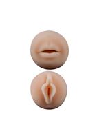 Двусторонний мастурбатор CUM EXPLOSION MASTURBATOR MOUTH  VAGINA - ротик и вагина