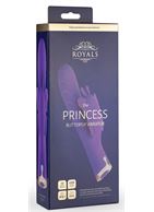 Фиолетовый вибратор кролик The Princess Butterfly (20,5 см)