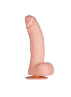 Силиконовый фаллоимитатор на присоске PURRFECT SILICONE DELUXE DONG 8.5INCH - 21 см.