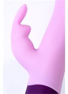 Сиреневый вибратор кролик Hello Rabbit (24,5 см)