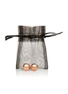 Золотистые вагинальные шарики Entice Weighted Kegel Balls