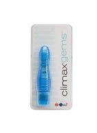 Ребристый мини-вибратор Climax Gems Ocean Ripples - 16 см.