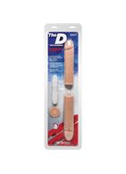 Телесный двусторонний фаллоимитатор из 2 частей The D Double D 16" (40,6 см)
