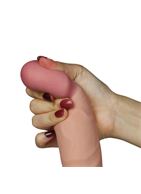Телесный вибратор реалистик Ultra Soft Dude 9 (22 см)