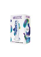 Прозрачный фаллоимитатор на присоске Majestic Jelly Dildo (14,7 см)
