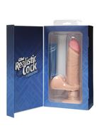 Вибромассажер-реалистик на присоске The Realistic Cock ULTRASKYN Vibrating 6”- 21,6 см. 