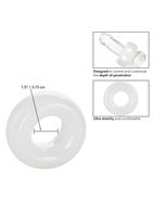 Прозрачное гладкое эрекционное кольцо Stopper Ring