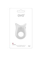 Эрекционное кольцо белое OVO B2