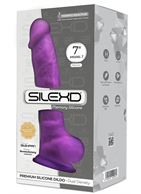 Фиолетовый фаллоимитатор 7" Model 1 Premium Silicone Dildo (17,6 см)