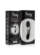 Черный двухсторонний вибромассажер Vibes Wand Vibrator - 22,5 см.