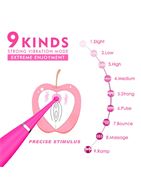 Ультратонкий вибростимулятор SPARKLE kit с набором насадок