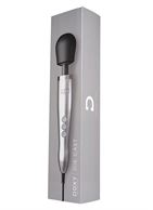 Серебристый вибратор Doxy Die Cast Wand Massager - 34 см.