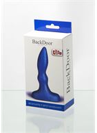 Синий анальный стимулятор Beginners p-spot massager - 11 см.