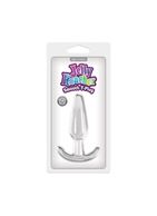 Прозрачная анальная пробка прозрачная Jelly Rancher - T-Plug Smooth (11 см)