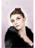 Черные ресницы с двумя уровнями длины Deluxe