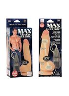 Реалистичный вибратор Max Vibrating Cock & Balls (20 см)