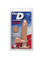 Вибромассажер-реалистик на присоске Perfect D Vibrating 7" (20 см)
